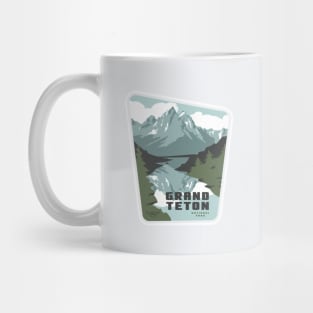 Grand Teton National Park Design Mug
